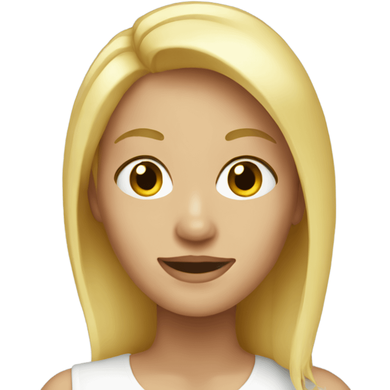 blonde woman emoji