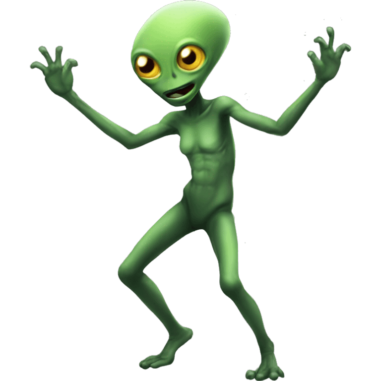 Alien twerking  emoji