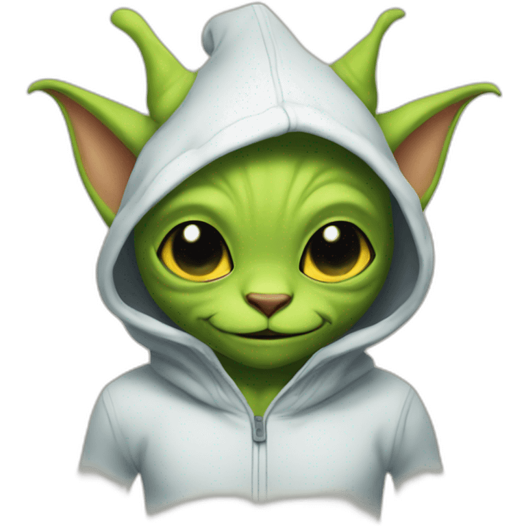 goblin in cat onesie emoji