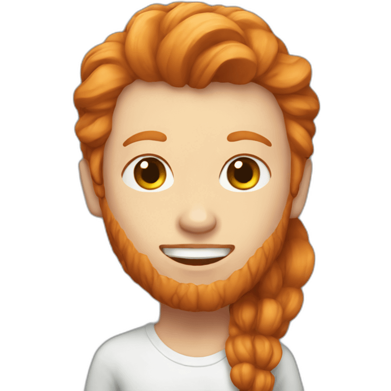 Ginger long hear emoji