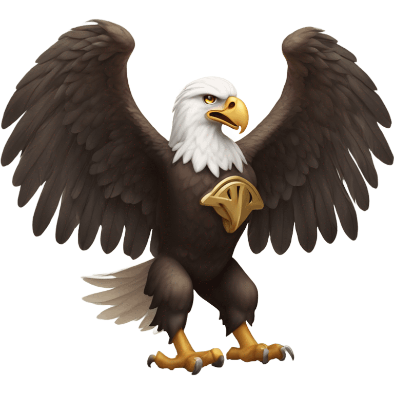 Eagle hunting ram emoji