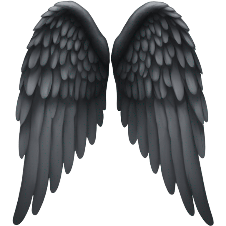 black angel wing emoji