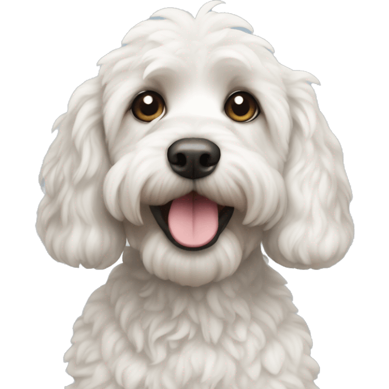 White Cockapoo emoji