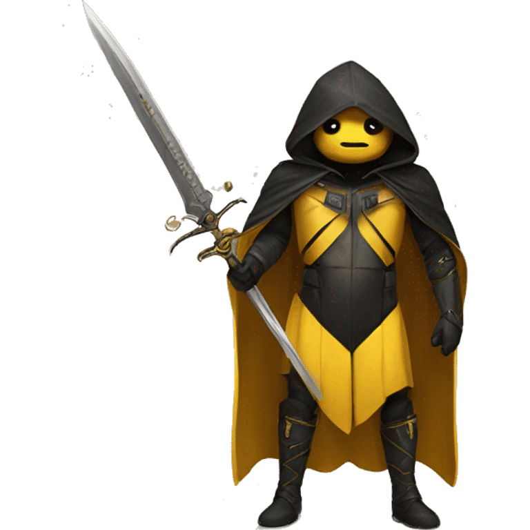 Bumblebee  cloak with sword emoji