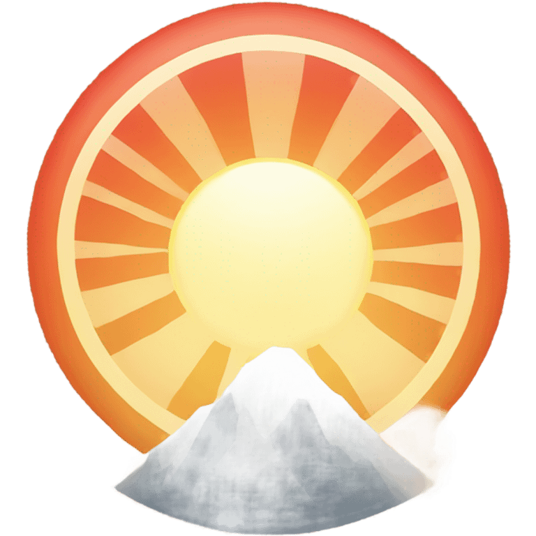 Rising sun  emoji