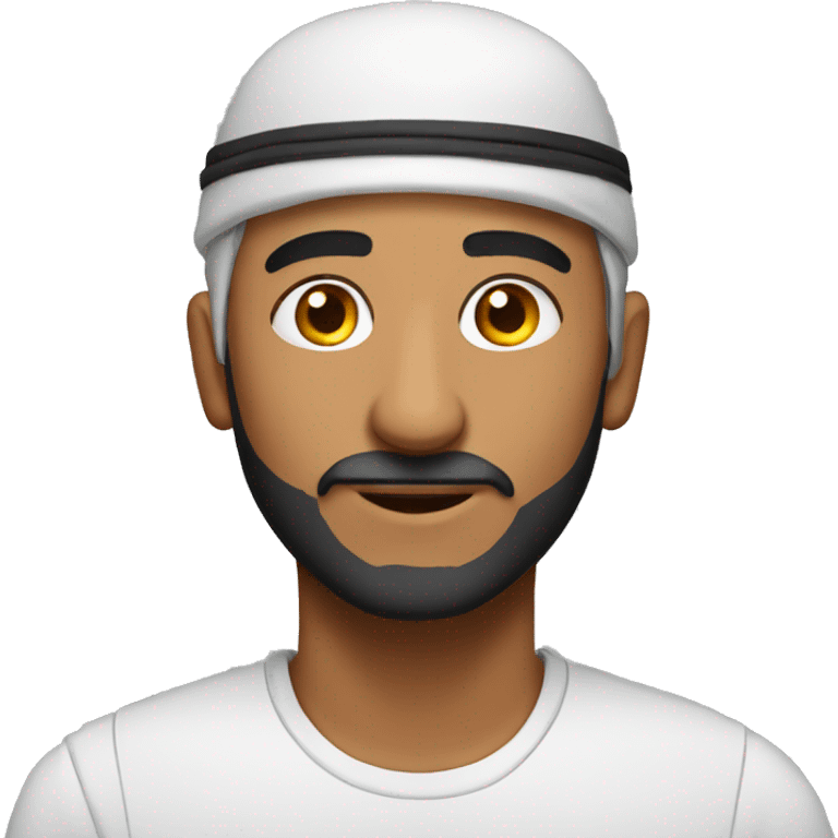 Arabic man wearing cap emoji