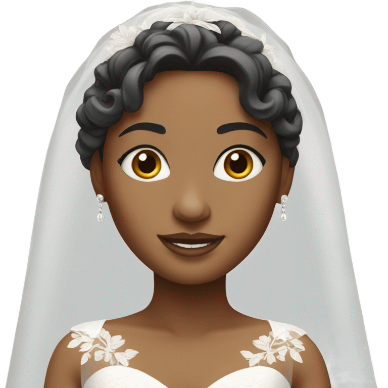 white skin bride  emoji