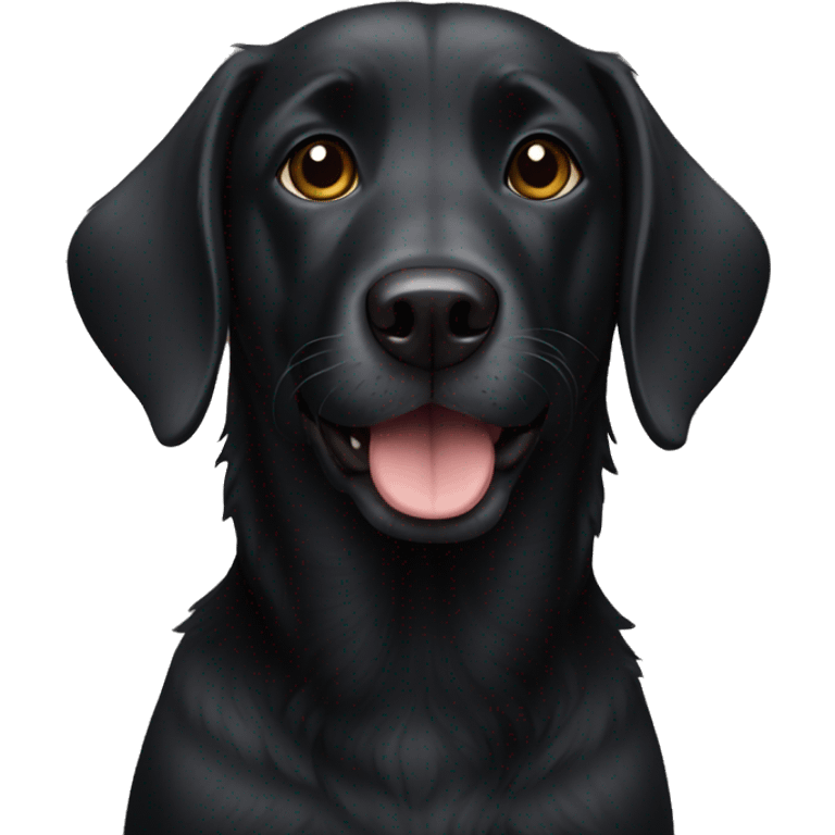 Black dog emoji