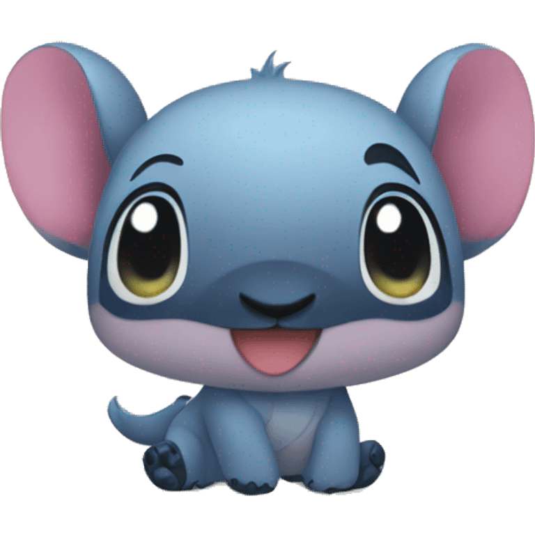 Un stitch tierno kawaii  emoji