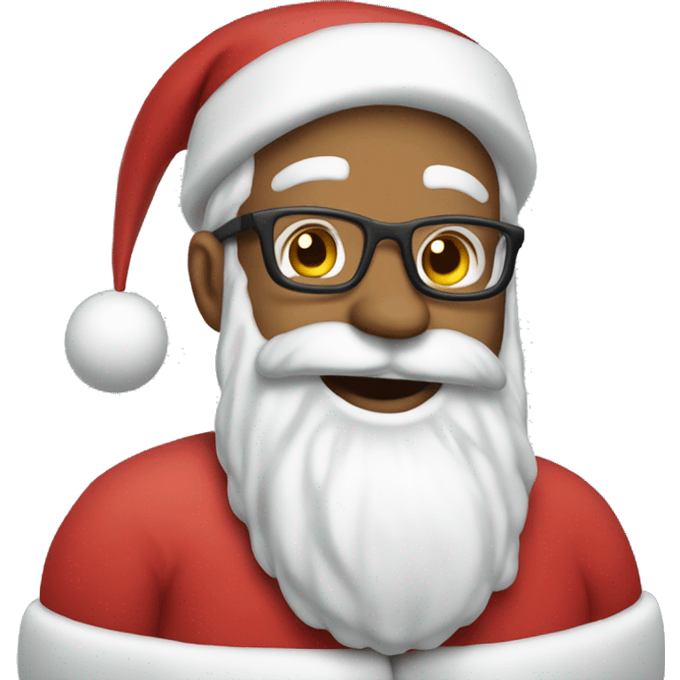 Santa balling emoji