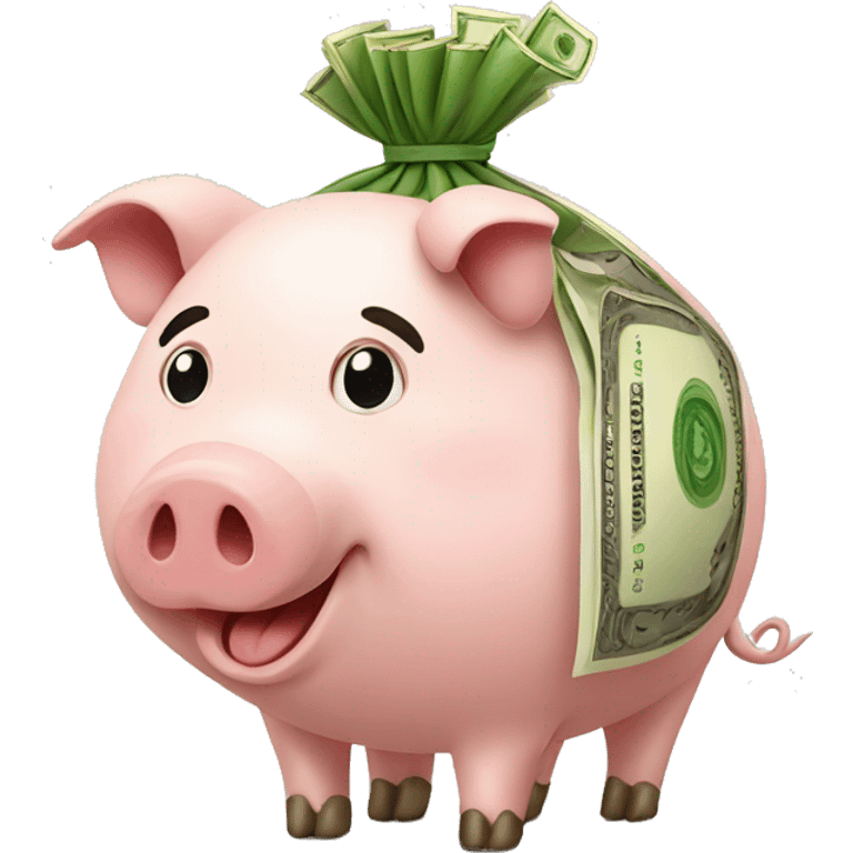 pig with money bag emoji