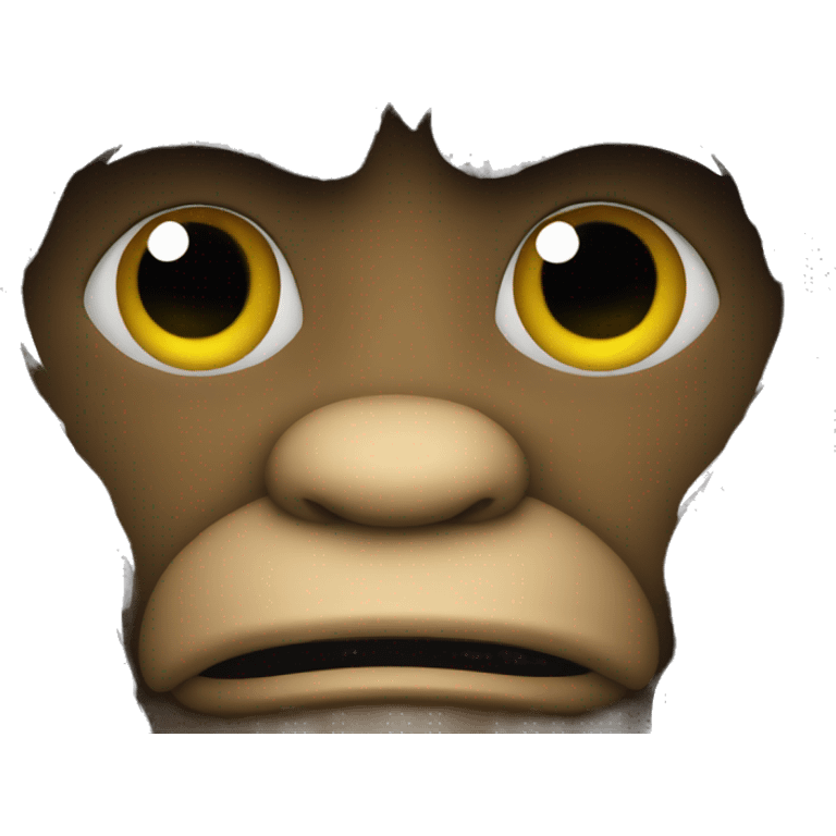 creepy sasquatch emoji