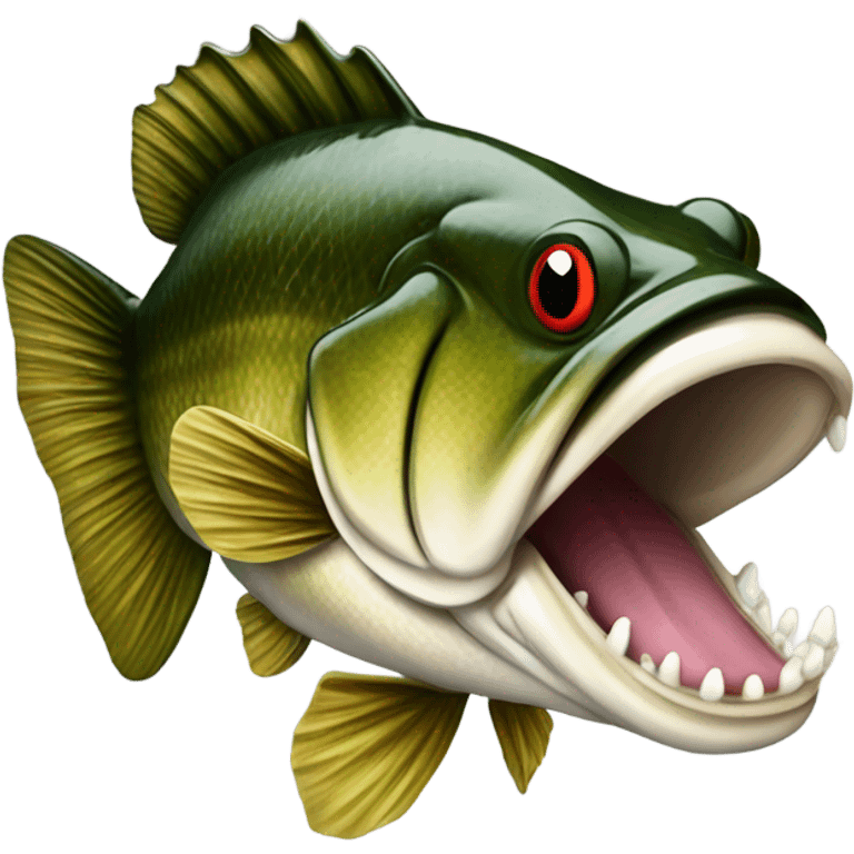 Large mouth bass suckin emoji