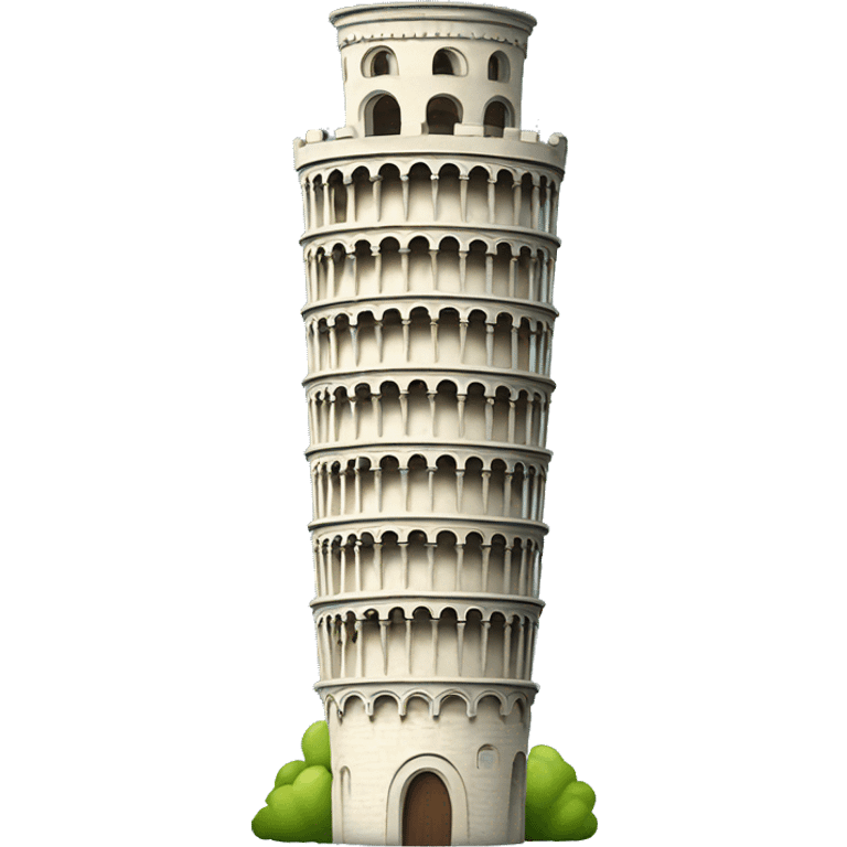 Leaning tower emoji