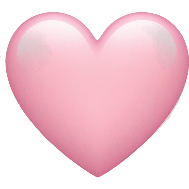 Light pink heart emoji