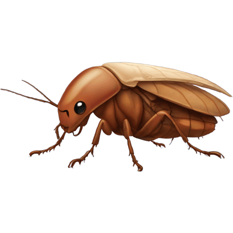 sad cockroach emoji