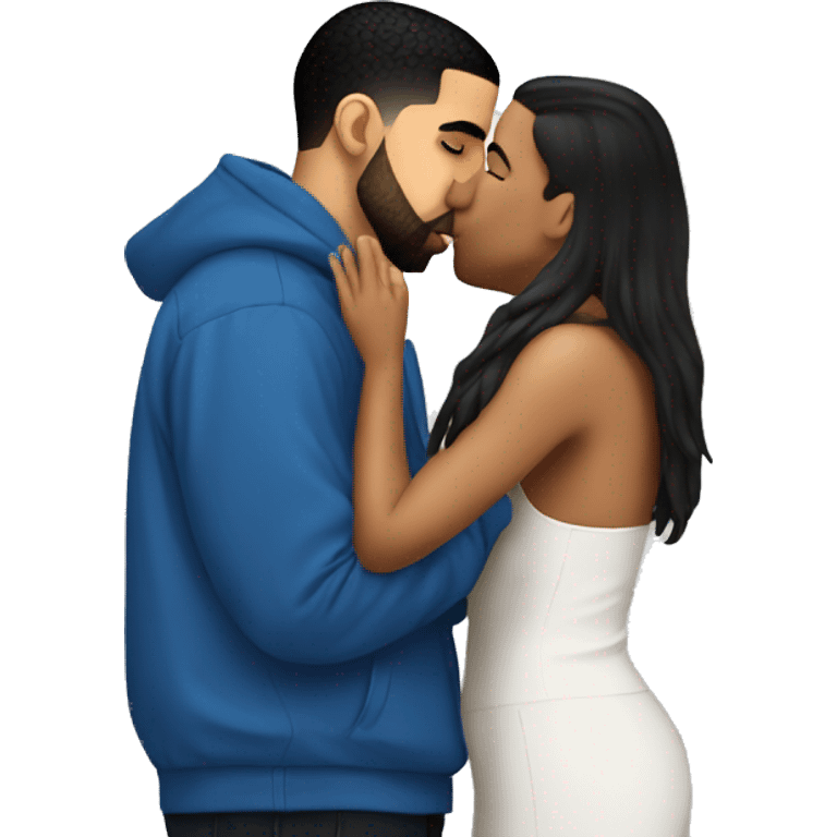 Drake kissing drake emoji