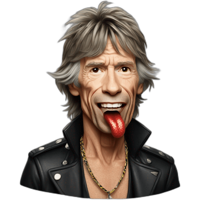 langue rolling stones emoji