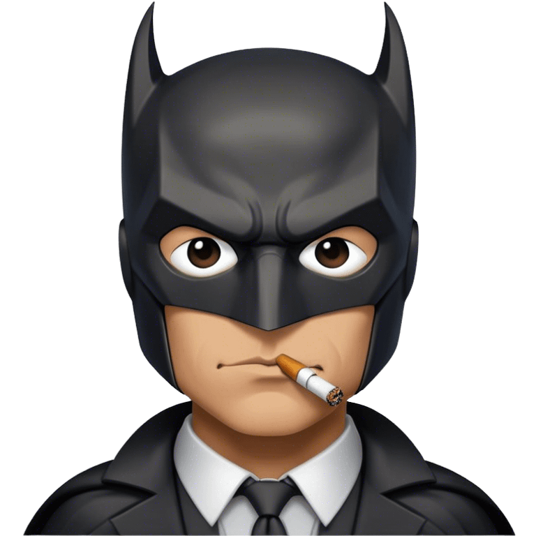 batman smoking emoji