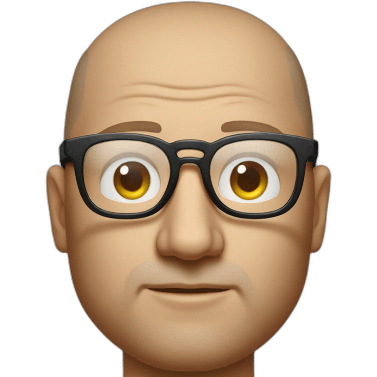 jony ive wearing apple glasses emoji