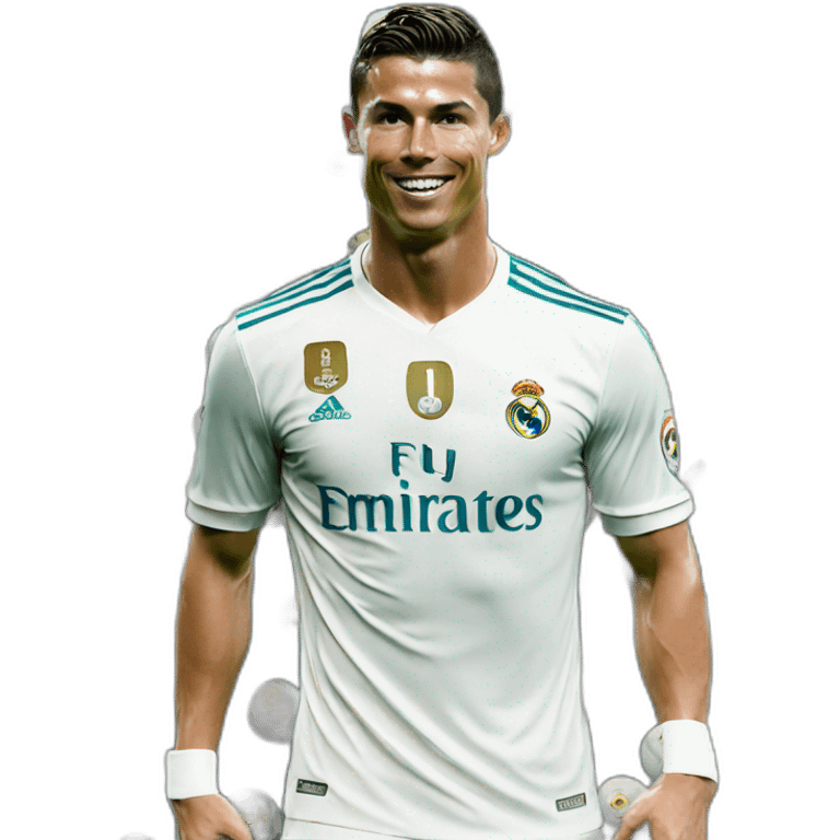 Cristiano Ronaldo at real madrid emoji