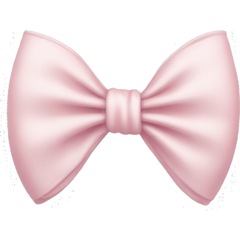 thin light pink bow emoji