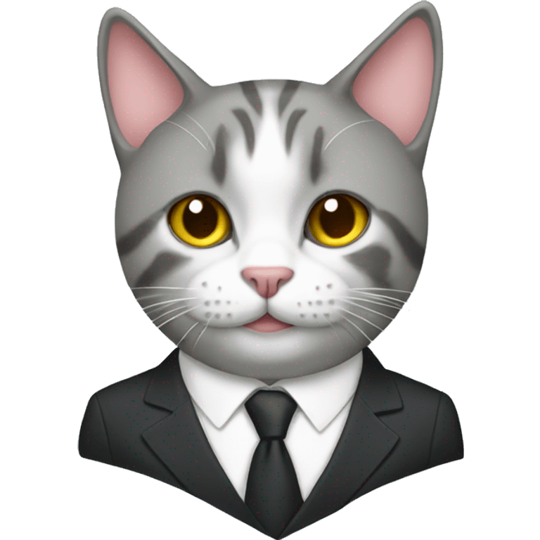 cat in suit emoji