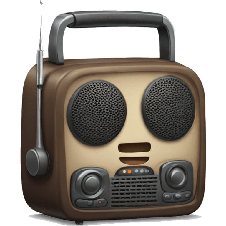 Fun radio emoji