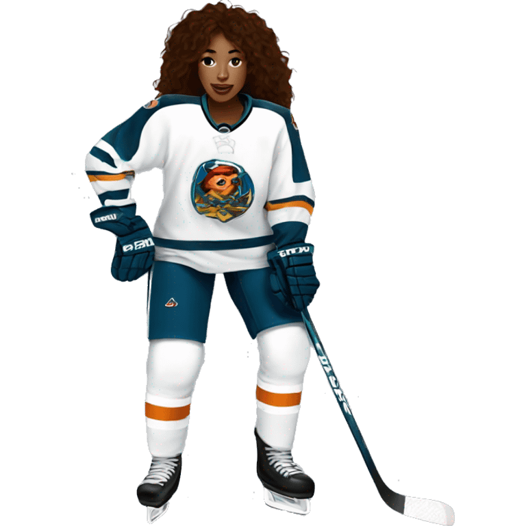 sza wear hockey jersy emoji