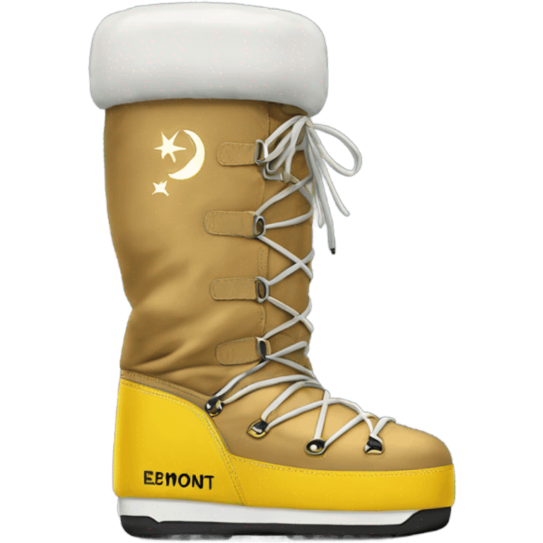 Icon moon boot emoji