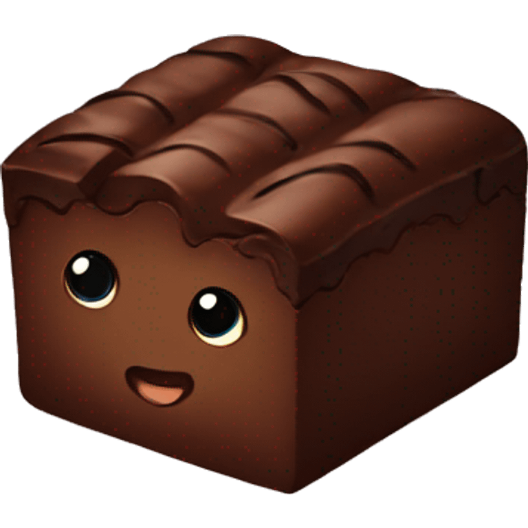 Brownie emoji