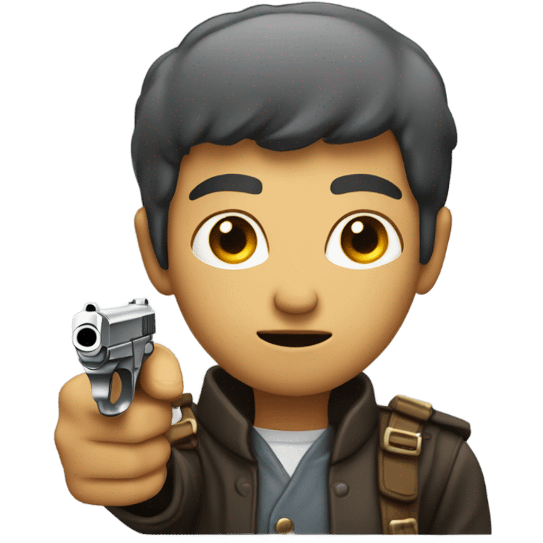 shooting pistol emoji