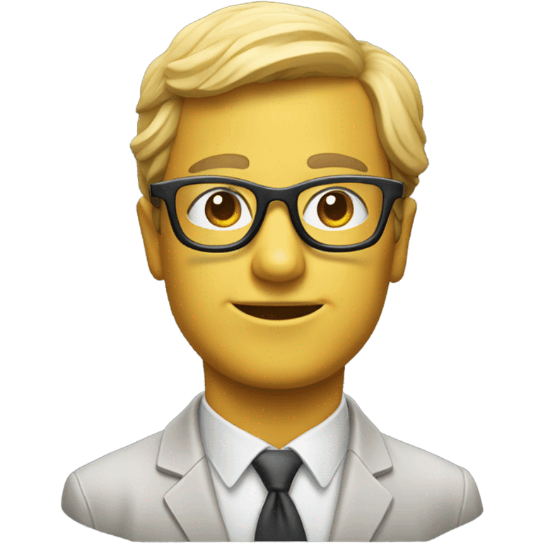 Statue with glasses emoji