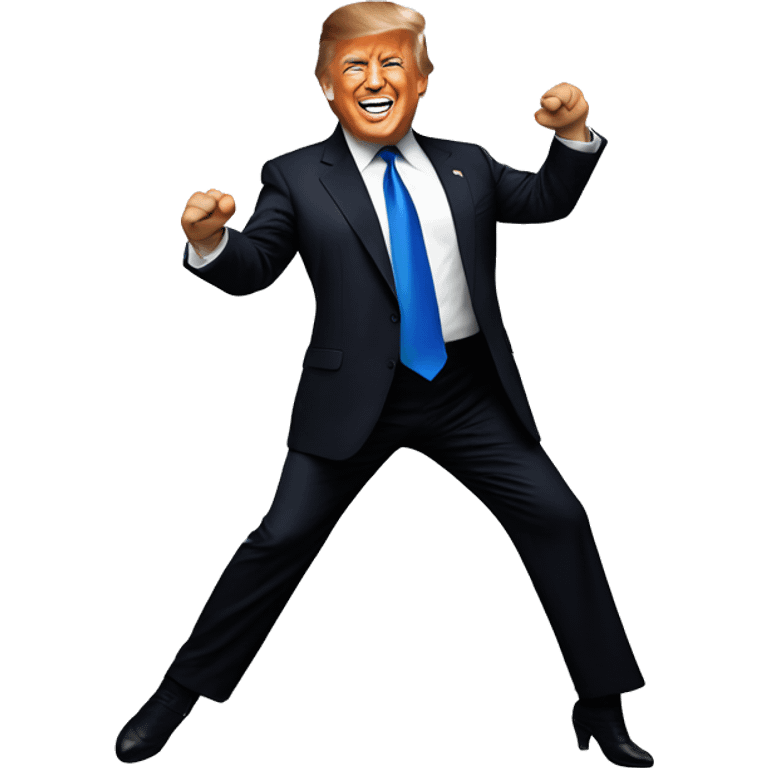 donald trump dancing emoji