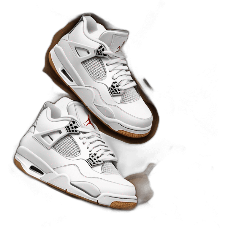 Jordan 4 White emoji