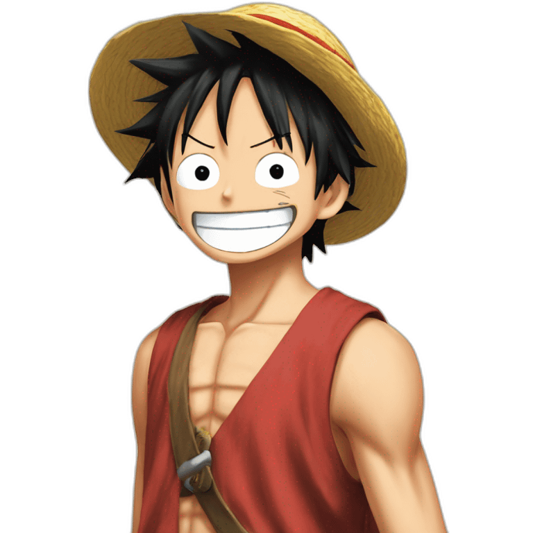 monkey d luffy doigt d'honneur emoji