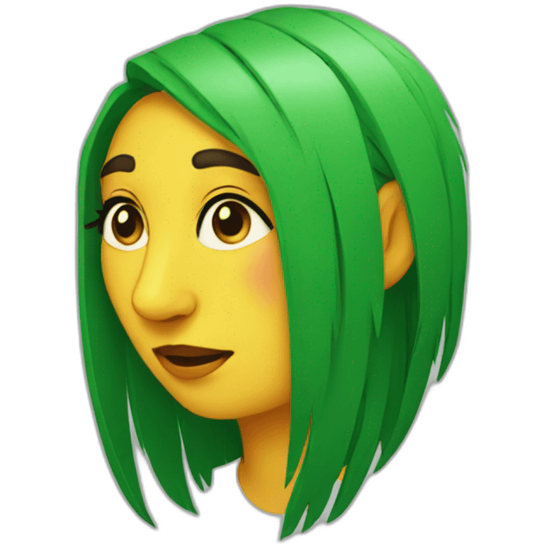 Parrot woman emoji