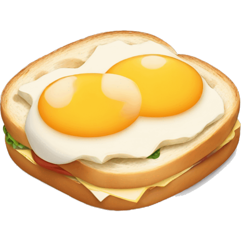 Bagel egg and cheese sandwich  emoji