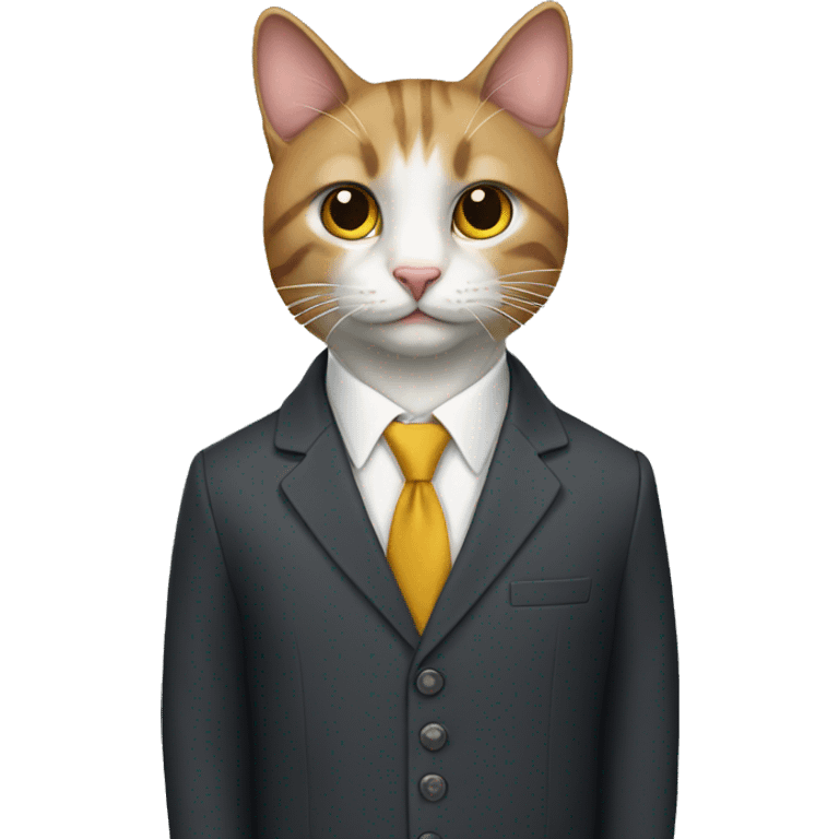 cat in suit  emoji