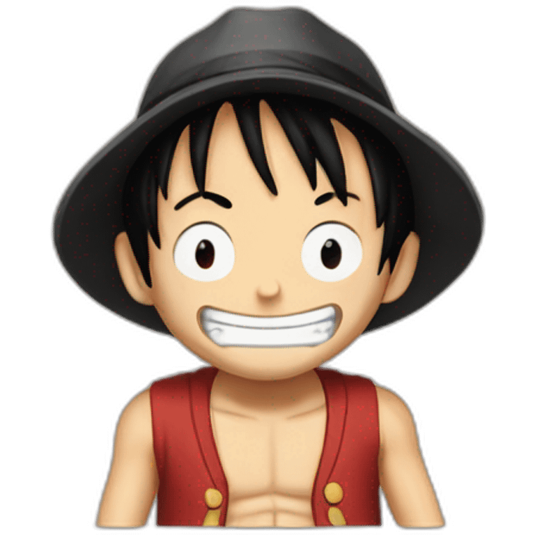 Luffy qui rigole emoji