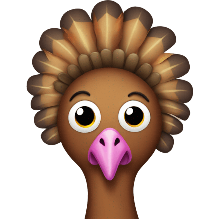 Glam turkey  emoji