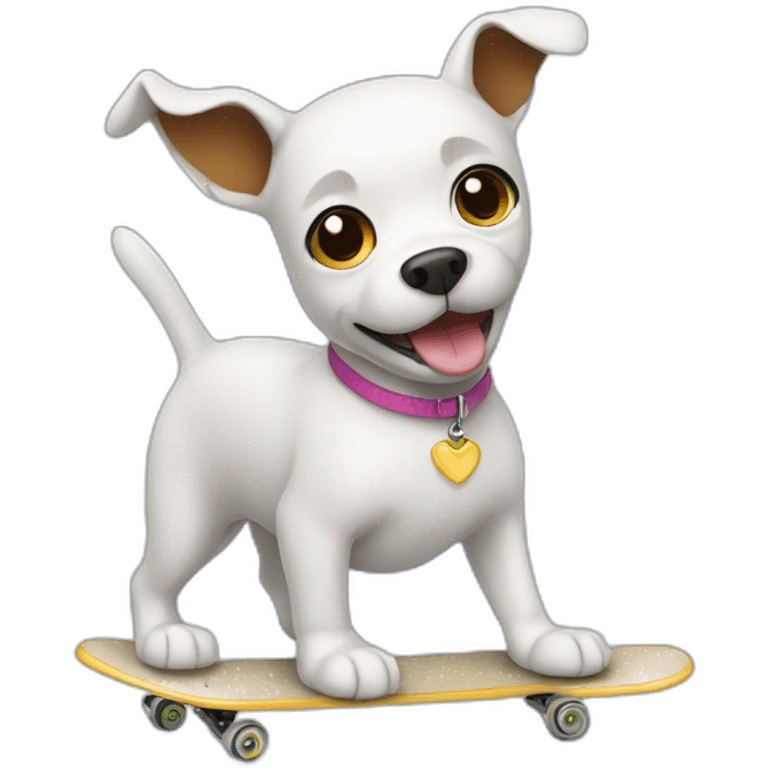 FIGURE SKATING DOG emoji