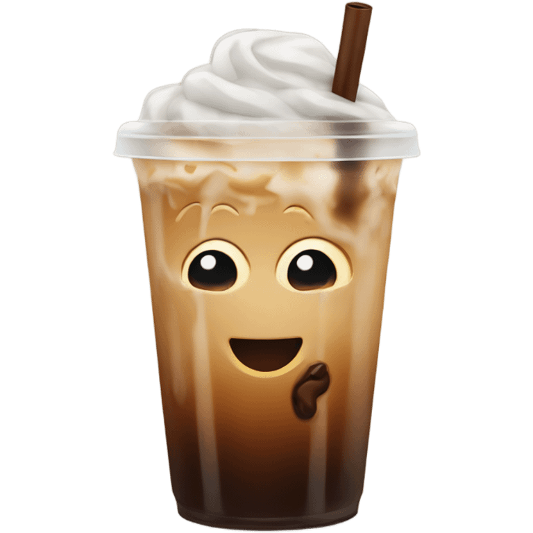 Iced coffee  emoji