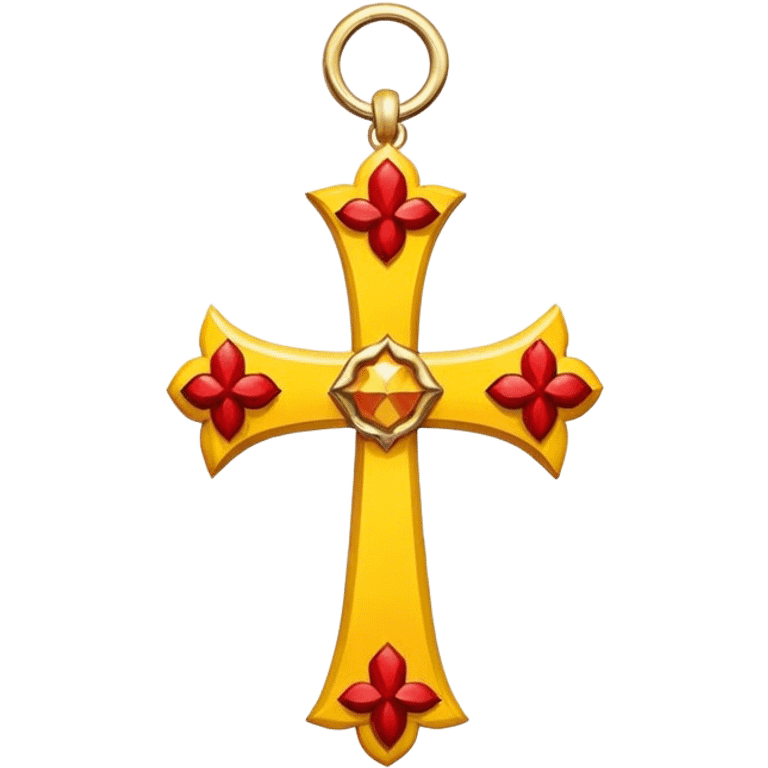 occitanie cross red yellow  emoji