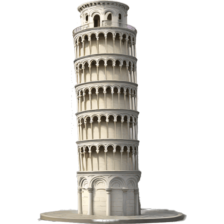 Leaning tower of Pisa small size emoji