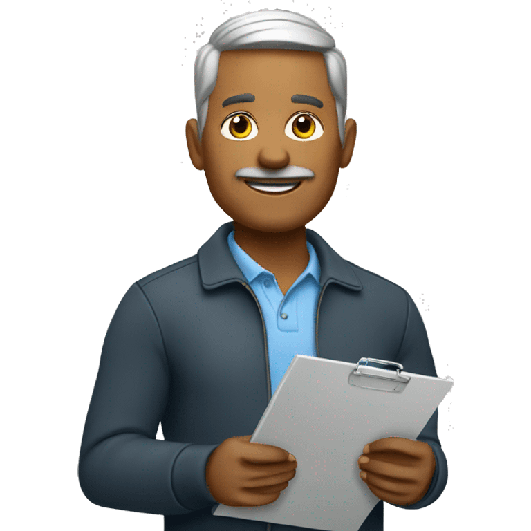 coach with clipboard emoji