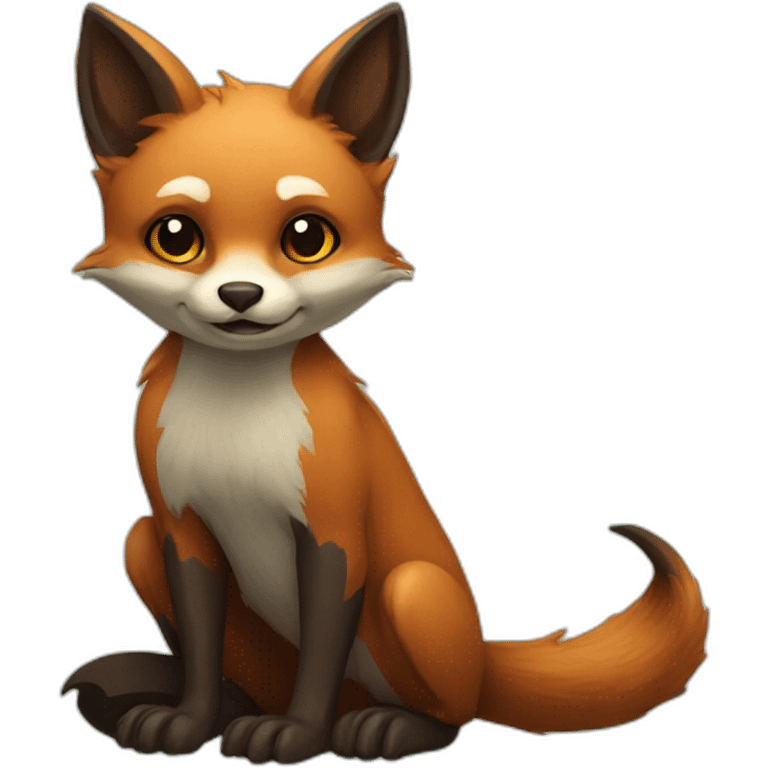 bat fox otter emoji