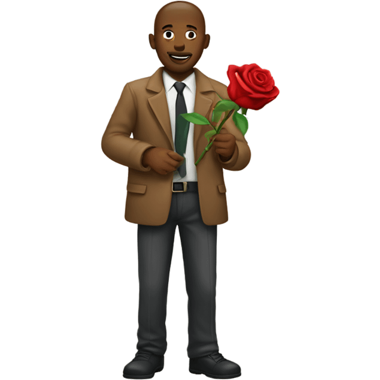  man with a rose  emoji