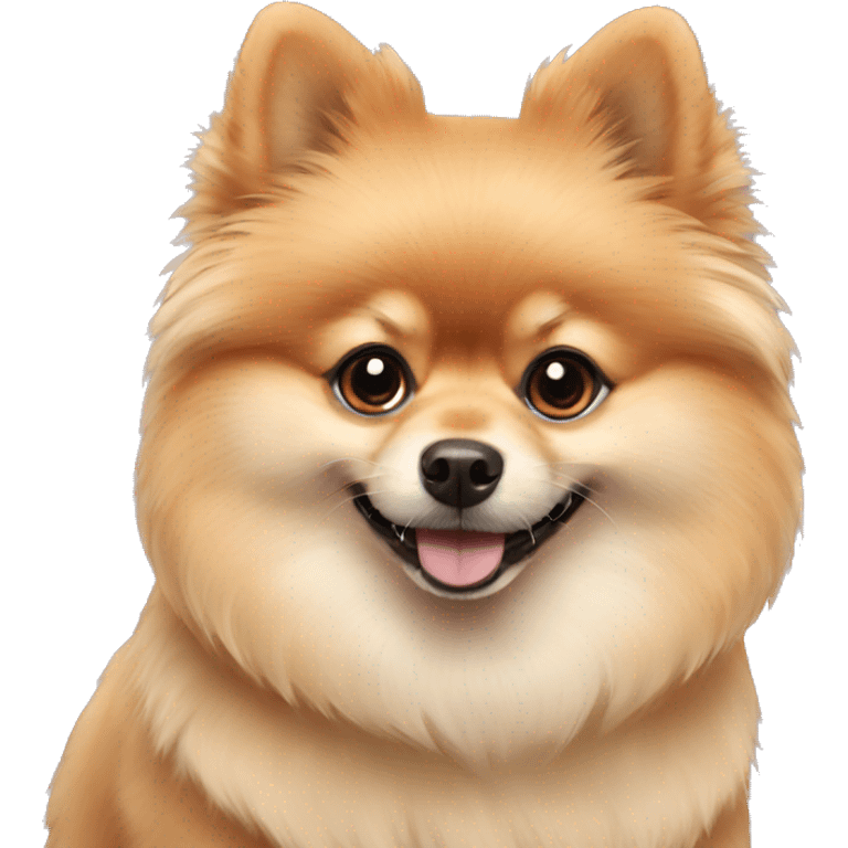 Pomeranian small dog emoji