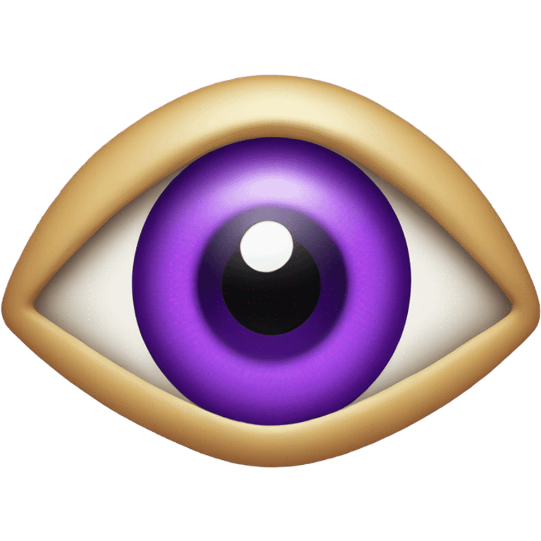 evil eye that's purple emoji